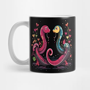 Eel Couple Valentine Mug